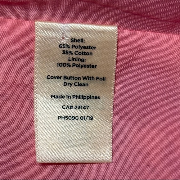 RSVP By Talbots Ribbon Tweed Shift Sleeveless Dress. Pink Blue Size Small #1428 - Picture 13 of 13